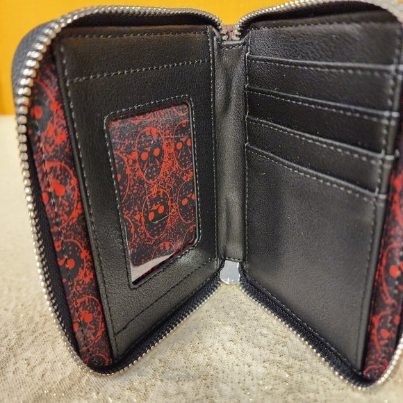 Loungefly Friday the 13th Jason Voorhees Mask Halloween Horror Movie Zip Wallet - Picture 11 of 12